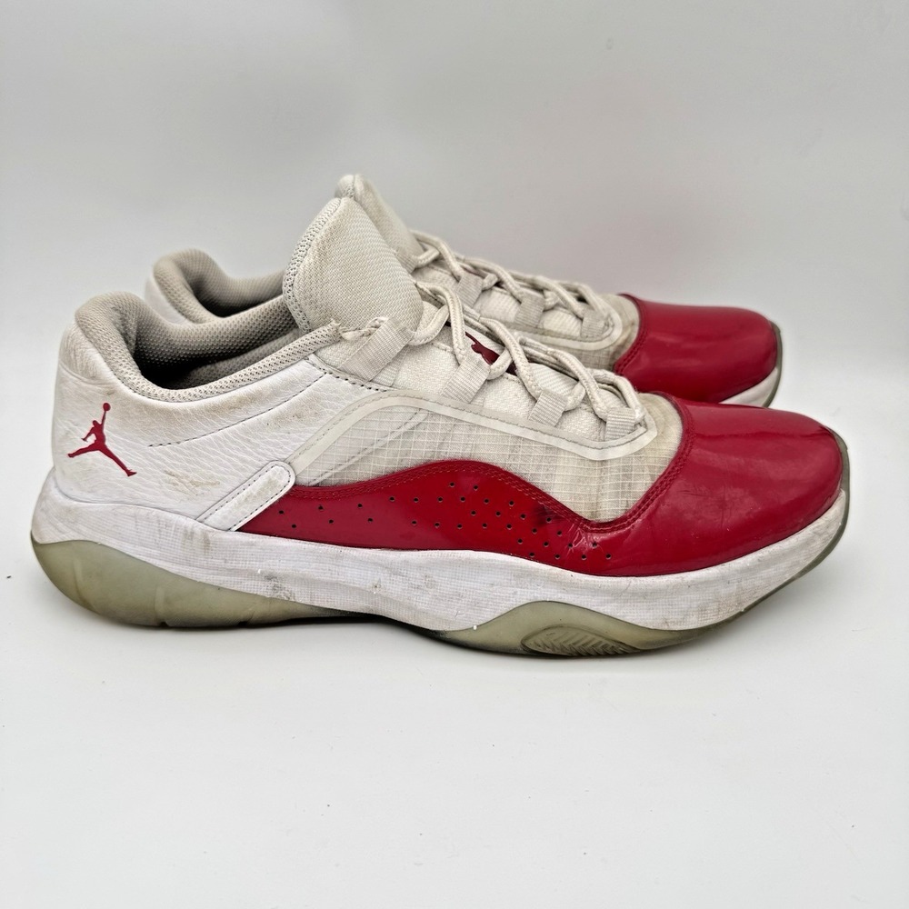 Air Jordan 11 CMFT Low White Gym Red DN418-116 Men's 11.5 - NEED CLEANING